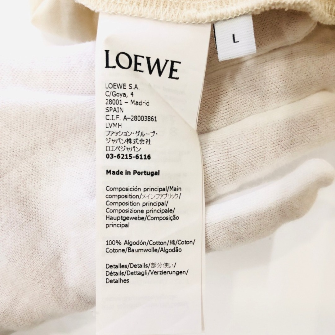 【LOEWE】ロエベ　バニーTシャツ コットン ロゴ刺繍