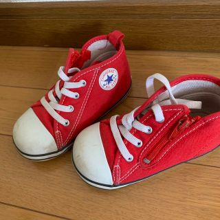 コンバース(CONVERSE)のconverse●15センチ●赤コンバース●キッズ(スニーカー)