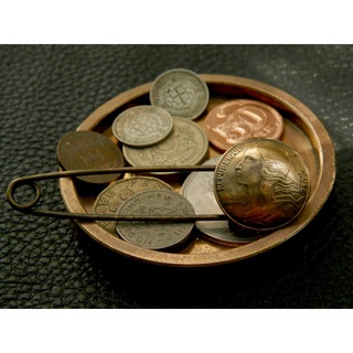 ＃B20　France Coin Brooch(ブローチ/コサージュ)