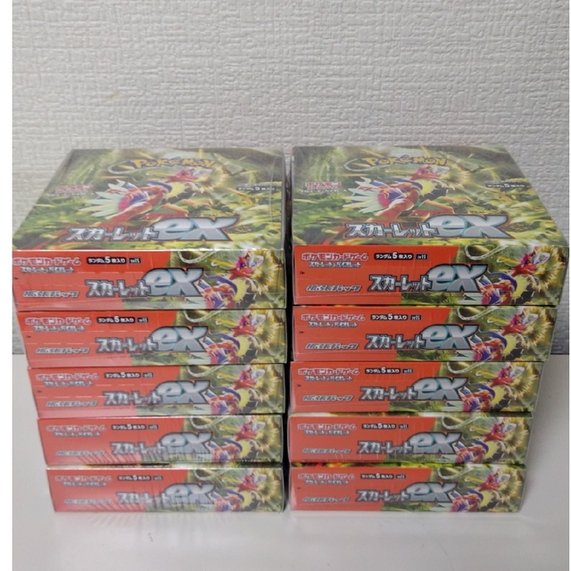 在庫有】 【新品未開封シュリンク付き】ポケモンカード スカーレットex