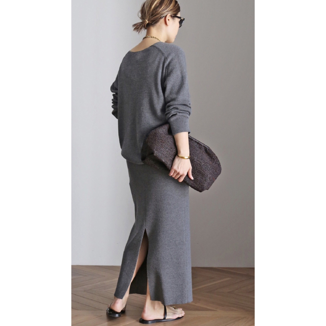 Deuxieme Classe tranquil knit スカート