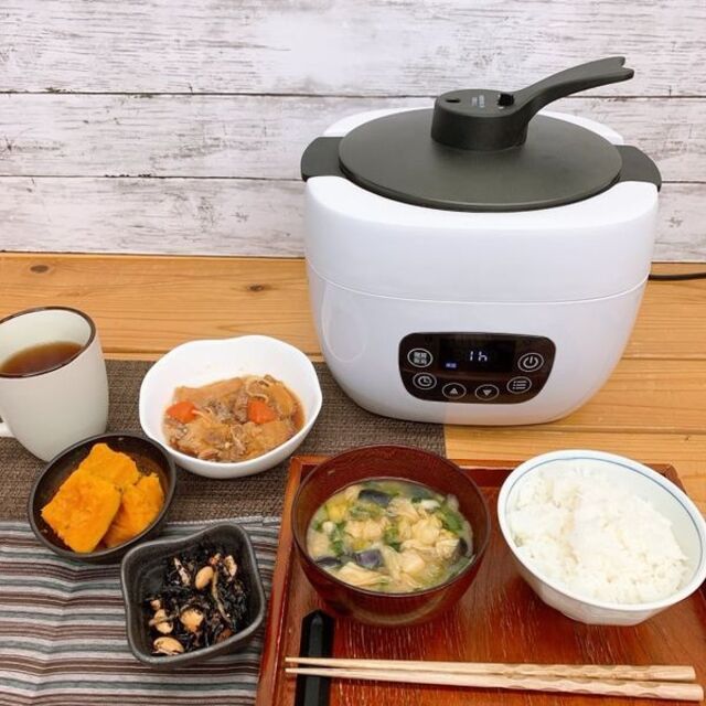 アウトレット☆多機能調理炊飯器 NC-F180 WH