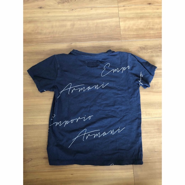 【新品】ARMANI アルマーニ ジュニア ロゴ入りTシャツ 106㎝