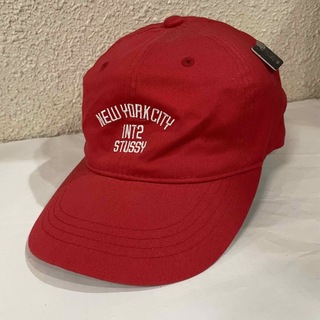 ステューシー(STUSSY)の【STUSSY】90s old stussy newyork cap 帽子 新品(キャップ)