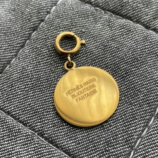 HERMES エルメス チャーム ペンダントトップ キーホルダー ゴールド