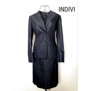 インディヴィ(INDIVI)のINDIVI インディヴィ　美シルエット　スカートスーツ　セットアップ(スーツ)