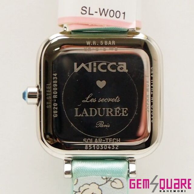 CITIZEN(シチズン)のwicca ウィッカ スクレ・ラデュレコラボ マカロン ソーラー 未使用品 女 レディースのファッション小物(腕時計)の商品写真