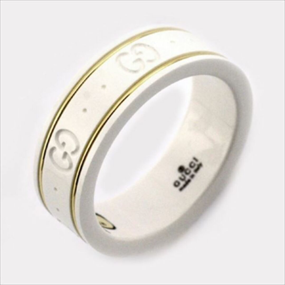 Gucci(グッチ)のグッチ GUCCI リング 325964 K18WG #15 レディースのアクセサリー(リング(指輪))の商品写真