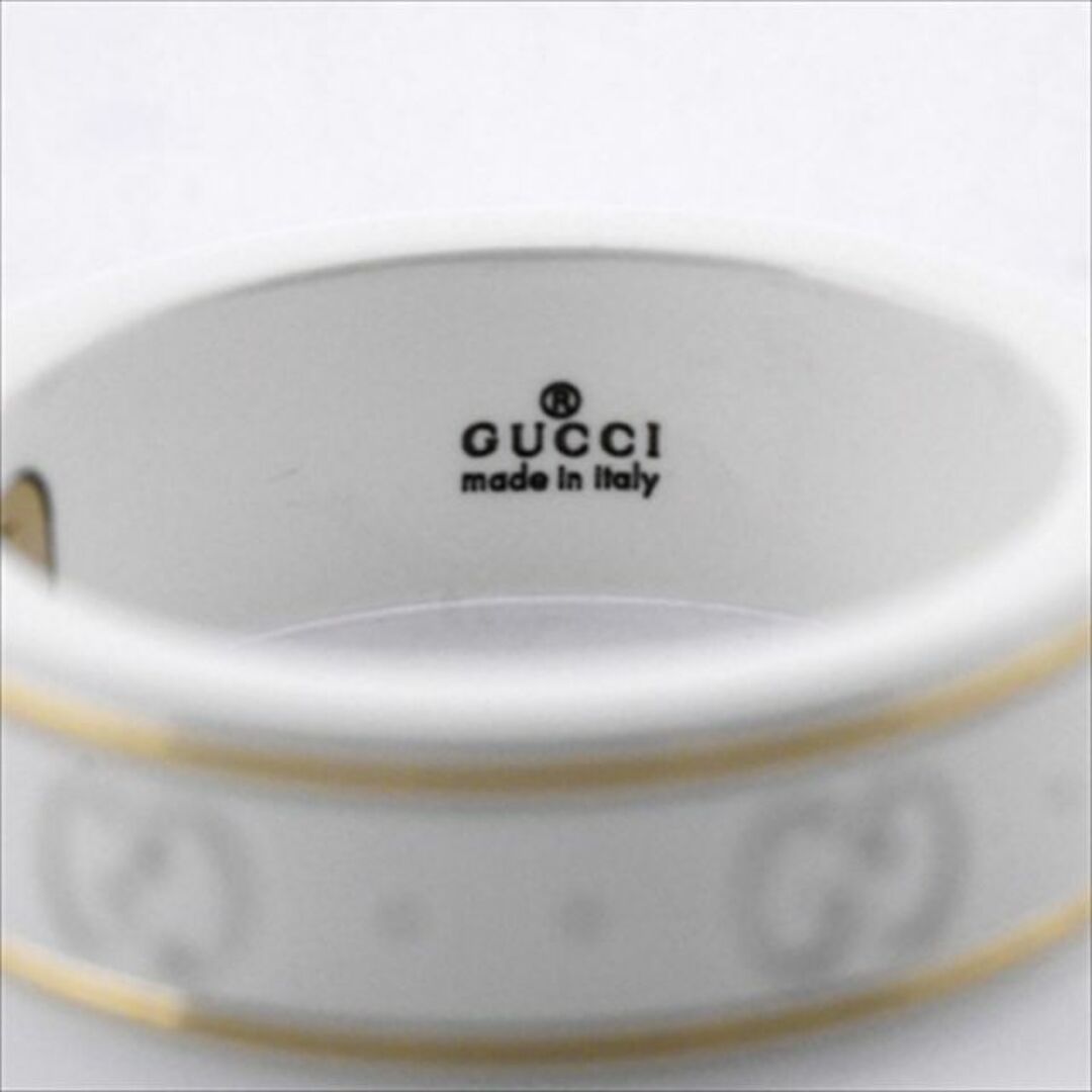 Gucci(グッチ)のグッチ GUCCI リング 325964 K18WG #15 レディースのアクセサリー(リング(指輪))の商品写真