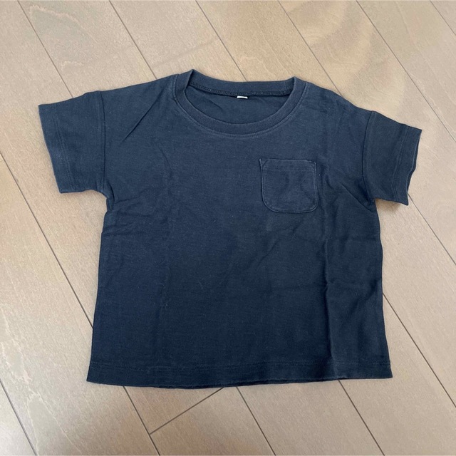 MUJI (無印良品)(ムジルシリョウヒン)の無印良品 MUJI 無地 半袖Tシャツ キッズ/ベビー/マタニティのキッズ服男の子用(90cm~)(Tシャツ/カットソー)の商品写真