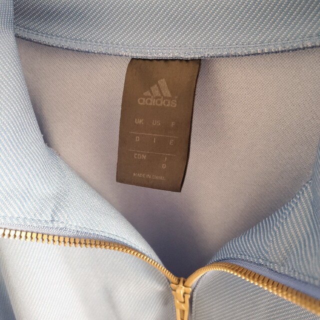 adidas(アディダス)のadidas トラックジャケット ジャージ 水色ネイビー メンズのトップス(ジャージ)の商品写真