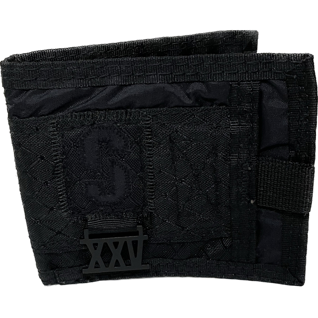 STUSSY - 【STUSSY】90s old stussy 二つ折り財布 ウォレット 黒 STUSSY - 【STUSSY】90s old stussy 二つ折り財布 ウォレット 黒