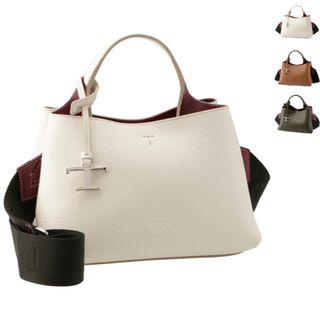 トッズ(TOD'S)のトッズ TOD'S トートバッグ レザー チャーム付き マイクロ バッグ 2023年春夏新作 XBWAPAE90T0 QNK (ハンドバッグ)