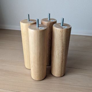 ムジルシリョウヒン(MUJI (無印良品))の無印良品 木製脚・２０ｃｍ／ナチュラル（Ｍ８）脚付マットレス用(その他)