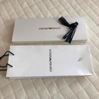 エンポリオアルマーニ(Emporio Armani)のEMPORIM ARMANI 空箱　紙袋　リボン(ショップ袋)