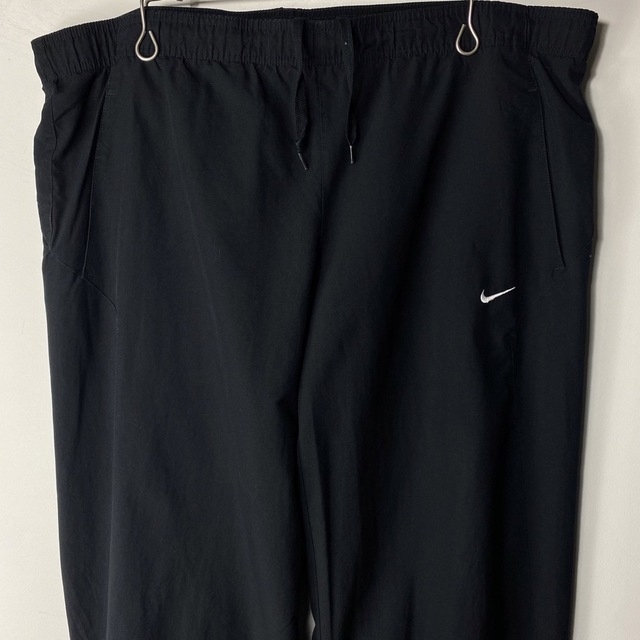 00s Nike テック ナイロン トラックパンツ ブラック 実寸XL〜 Y2K