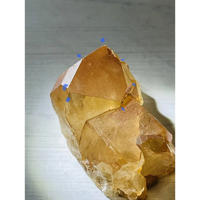レシーバー　ウィンドウ ✨　タンジェリン　蜜柑水晶　クラスター　原石　クリスタル