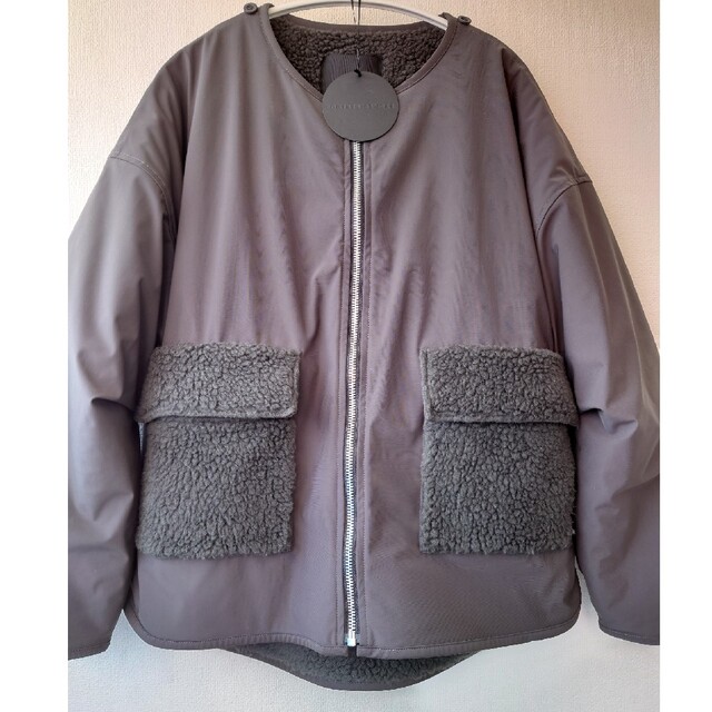 コグザビッグスモーク GARCIA ZIP BLOUSON チャコール ボア-