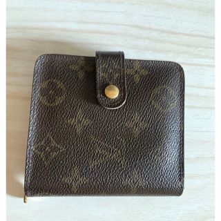 ルイヴィトン(LOUIS VUITTON)のルイヴィトン モノグラム コンパクトジップ 二つ折り財布　LV(財布)