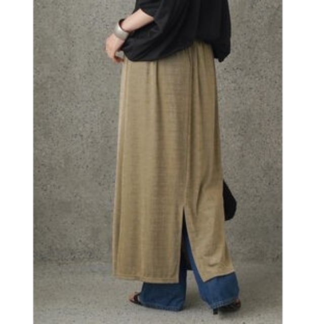 AMERICAN HOLIC(アメリカンホリック)のAMERICAN　HOLIC　シャイニーカットタイトスカート レディースのスカート(ロングスカート)の商品写真