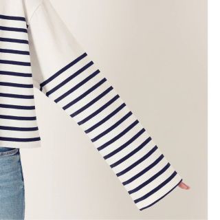 DEUXIEME CLASSE - Deuxieme Classe Cropped Stripe Tシャツの通販 by