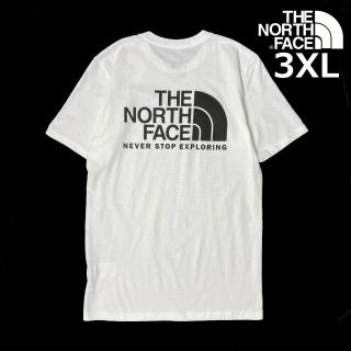 ザノースフェイス(THE NORTH FACE)のノースフェイス THROWBACK Tシャツ US限定(3XL)白 180902(Tシャツ/カットソー(半袖/袖なし))