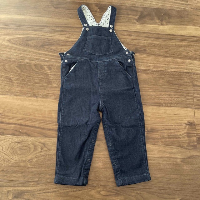 PETIT BATEAU(プチバトー)のプチバトー　オーバーオール　デニム キッズ/ベビー/マタニティのキッズ服男の子用(90cm~)(パンツ/スパッツ)の商品写真