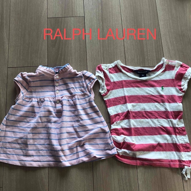 Ralph Lauren(ラルフローレン)のRALPH LAUREN ポロシャツ2点セット キッズ/ベビー/マタニティのキッズ服女の子用(90cm~)(Tシャツ/カットソー)の商品写真