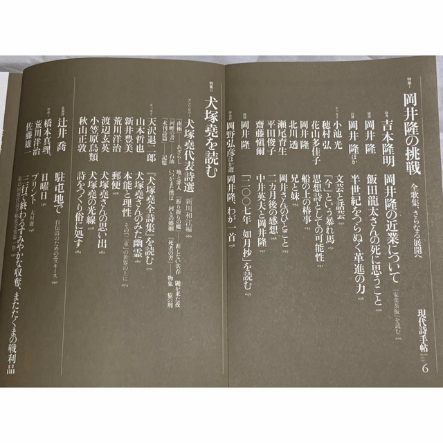 現代詩手帖　第五十巻・第六号　岡井隆の挑戦　犬塚堯を読む エンタメ/ホビーの本(人文/社会)の商品写真