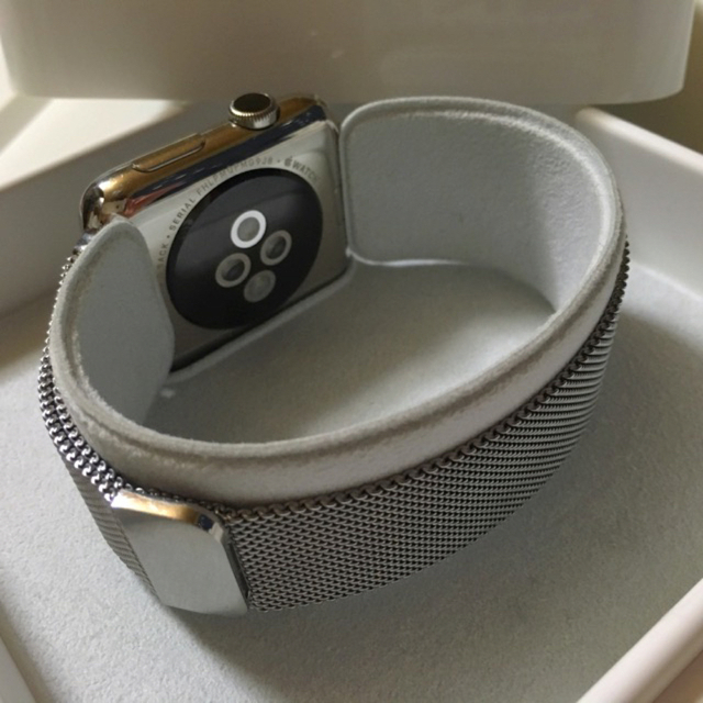 新品 アップルウォッチ ステンレス シルバー 42mm Apple Watch 【特別訳あり特価】 49.0%割引