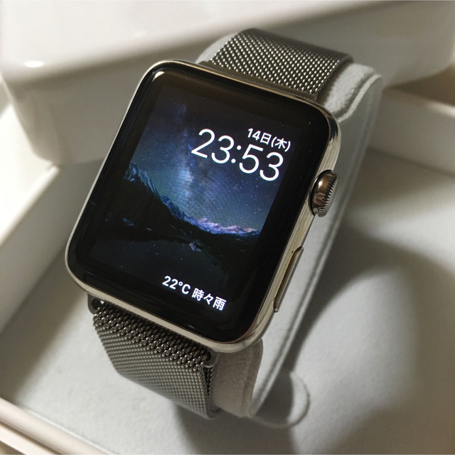新品 アップルウォッチ ステンレス シルバー 42mm Apple Watch 【特別訳あり特価】 49.0%割引