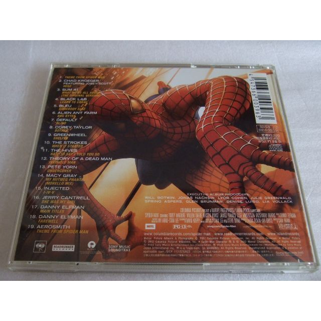 スパイダーマン　オリジナル・サウンドトラック　国内盤　SPIDER-MAN　O. エンタメ/ホビーのCD(映画音楽)の商品写真