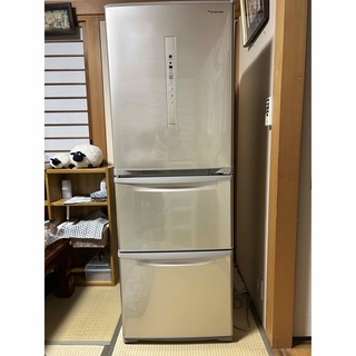 パナソニック(Panasonic)のPanasonic 3ドア冷蔵庫　NR-C340C　335L 2019年製(冷蔵庫)