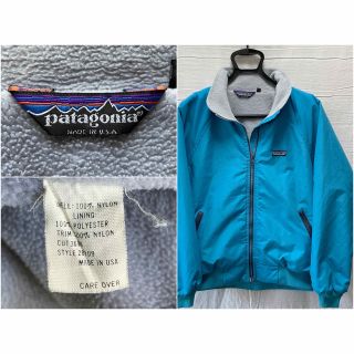 【大人気】パタゴニア patagonia ナイロンパーカー ロゴ ライトブルー