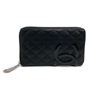 シャネル(CHANEL)のシャネル/ラウンドファスナー長サイフ/カンボンライン/A48660【SA7215(財布)