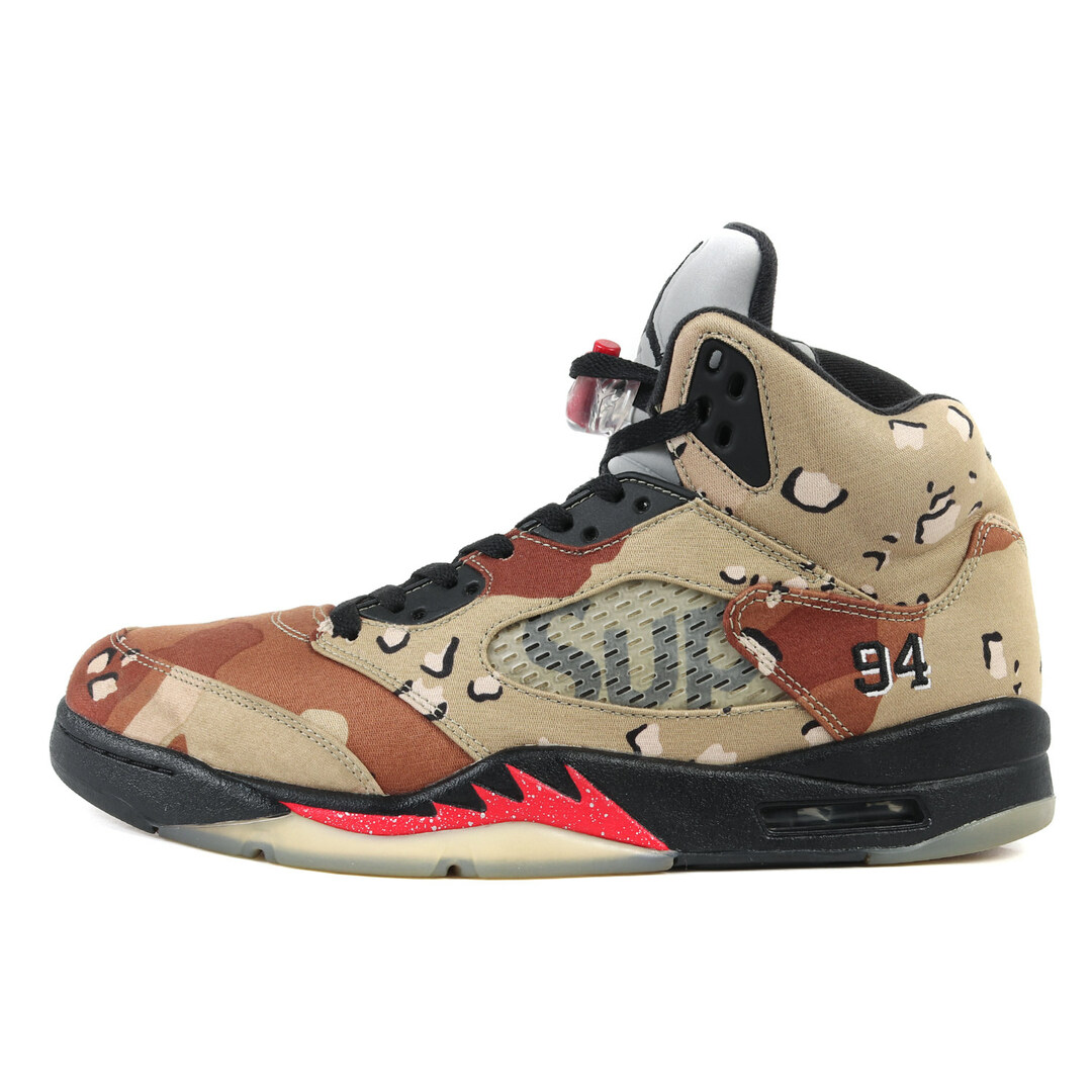 Supreme シュプリーム NIKE AIR JORDAN 5 RETRO SUPREME (824371-201) 15AW ナイキ エアジョーダン5 レトロ バンブー サイズ：US10.5 28.5cm スニーカー 【メンズ】スニーカー