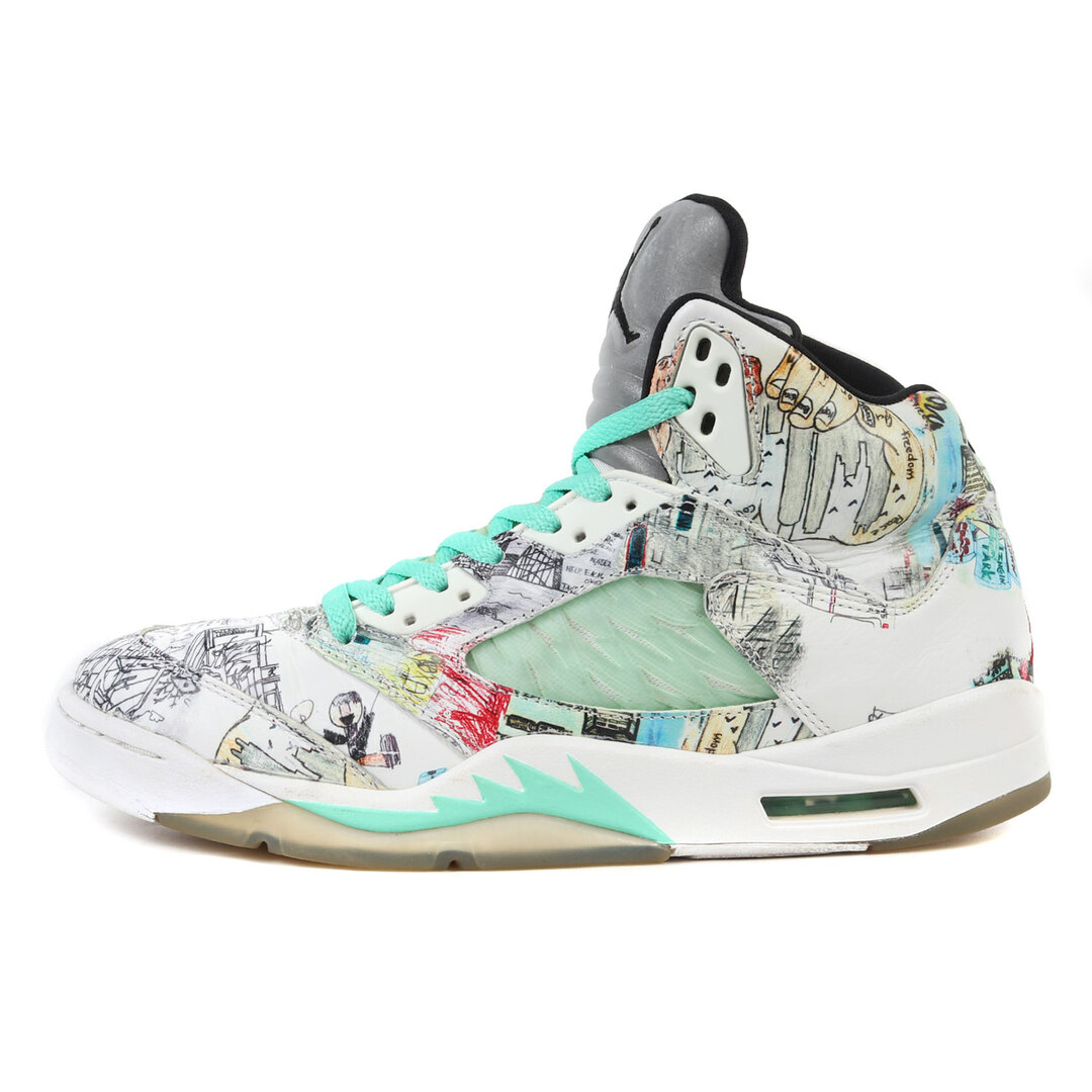 NIKE ナイキ AIR JORDAN RETRO WINGS (AV2405-900) 日本未発売 2018年 エアジョーダン5 レトロ ウィングス マルチカラー サイズ:US10.5 28.5cm スニーカー 【メンズ】【中古】 定番の中古商品 Nike ナイキ メンズ スニーカー サイズ US_10.5(28.5cm) Gym Red White