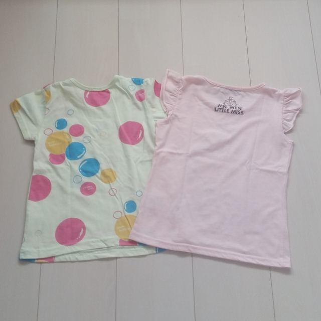 《Mr.Men Little Miss》Tシャツ　2枚セット　緑＆ピンク　110