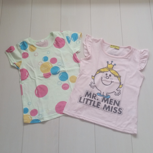 《Mr.Men Little Miss》Tシャツ　2枚セット　緑＆ピンク　110 | フリマアプリ ラクマ