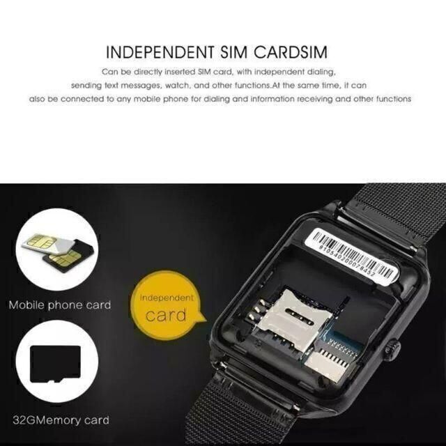 Z60 スマートウォッチ オシャレ プレゼント 充電式 多機能 ブラック` メンズの時計(腕時計(デジタル))の商品写真