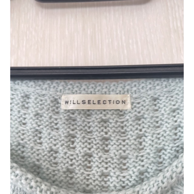 WILLSELECTION(ウィルセレクション)のwill selection ウィルセレクション　春　ニット　花 レディースのトップス(ニット/セーター)の商品写真