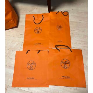 エルメス(Hermes)のエルメス　オレンジ　ショップ袋(ショップ袋)