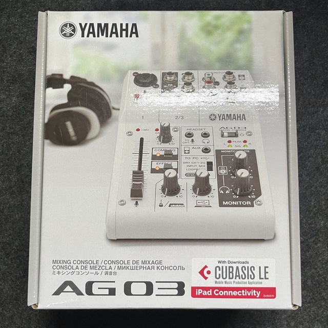 ヤマハ(ヤマハ)のYAMAHA AG03 楽器のレコーディング/PA機器(ミキサー)の商品写真