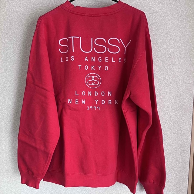 【入手困難】ステューシーstussy スウェットトレーナー　ワールドツアーL