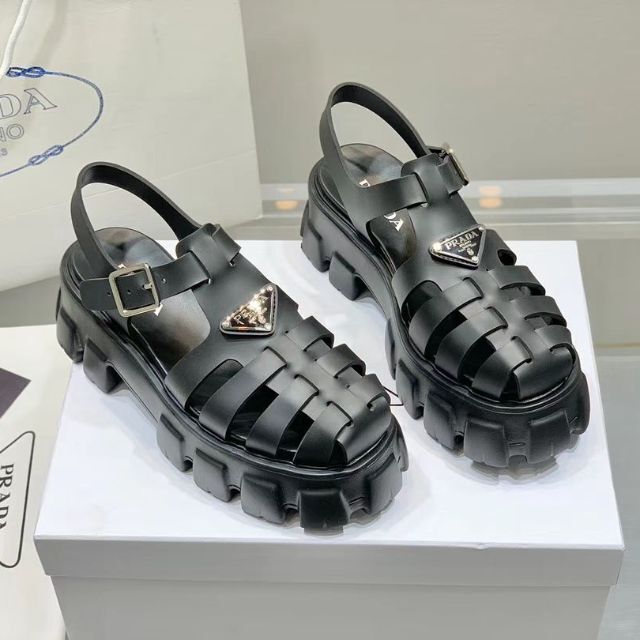 A4等級以上 PRADA プラダ プラダ フォームラバー サンダル 36 - サンダル