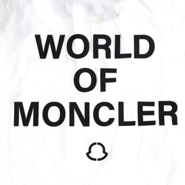 MONCLER(モンクレール)の未使用品◆21AW モンクレールジーニアス 7 フラグメント ヒロシフジワラ MAGLIA T-SHIRT 半袖 Tシャツ ホワイト L 伊製 正規品 メンズ r06-st30228-391 メンズのトップス(Tシャツ/カットソー(半袖/袖なし))の商品写真