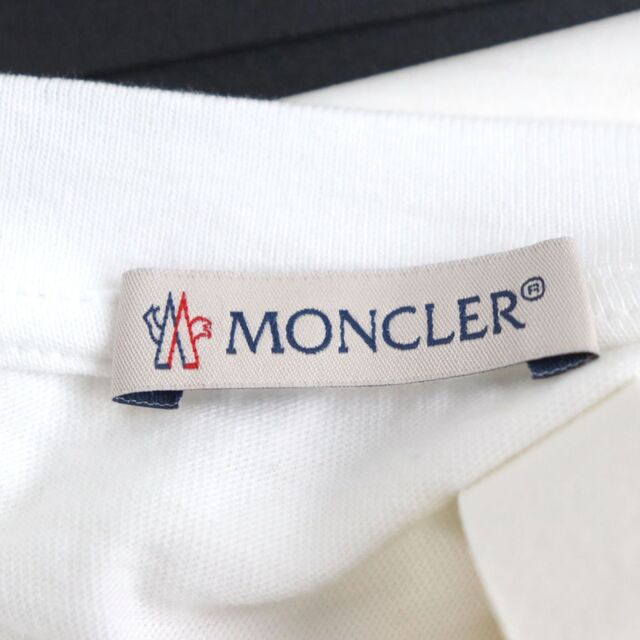 MONCLER(モンクレール)の未使用品◆21AW モンクレールジーニアス 7 フラグメント ヒロシフジワラ MAGLIA T-SHIRT 半袖 Tシャツ ホワイト L 伊製 正規品 メンズ r06-st30228-391 メンズのトップス(Tシャツ/カットソー(半袖/袖なし))の商品写真