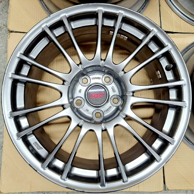 スバル WRX STI 純正 BBS ホイール 鍛造 レヴォーグ 8.5J