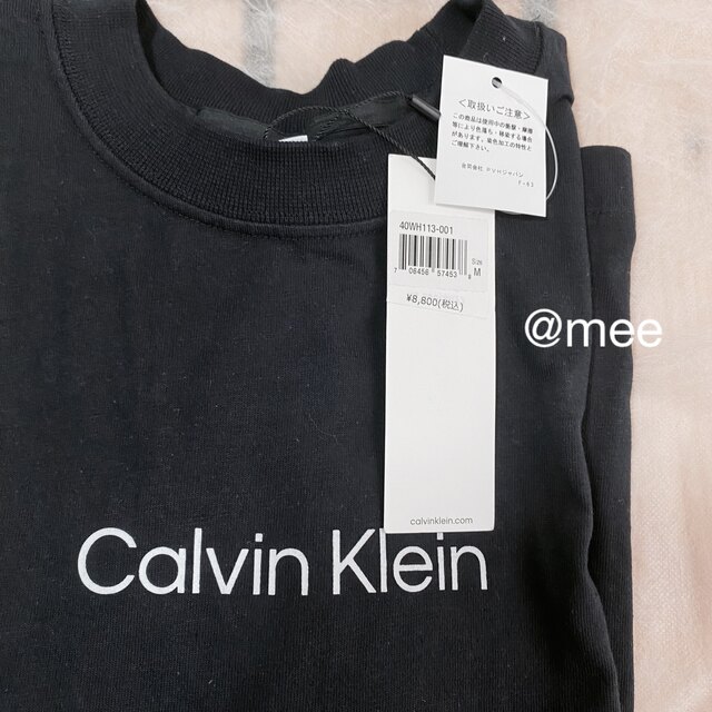Calvin Klein(カルバンクライン)のCalvinKlein Tシャツ（黒）ジョングクコラボ レディースのトップス(Tシャツ(半袖/袖なし))の商品写真
