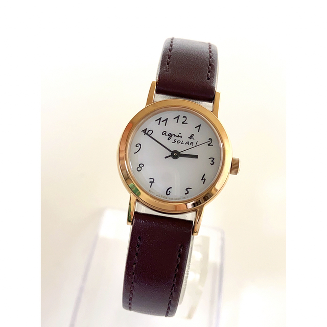 T516 美品 アニエスベー agnes b. 腕時計 ソーラー 【高い素材】 40.0%割引 ahq.com.mx